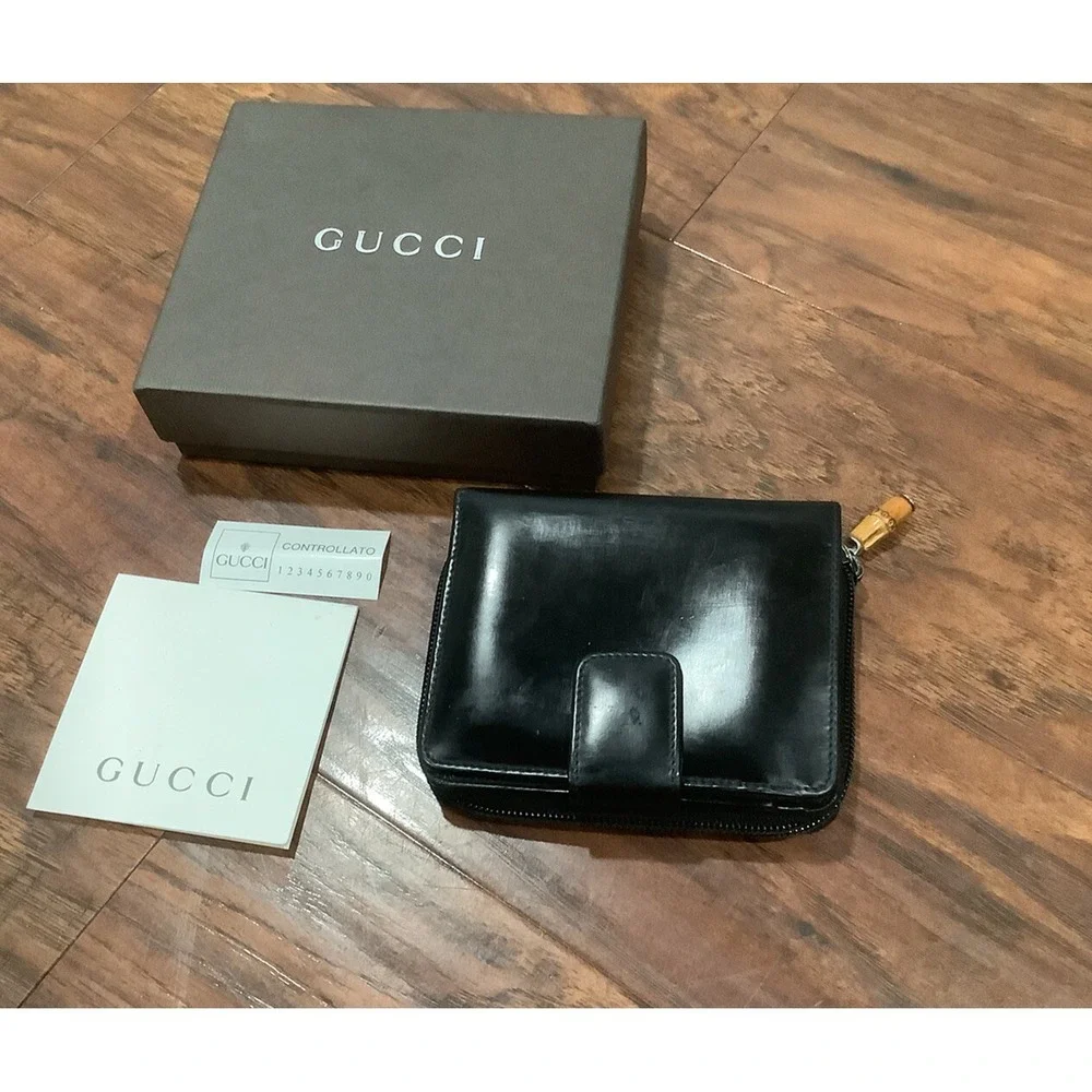 gucci wallet men authentic used